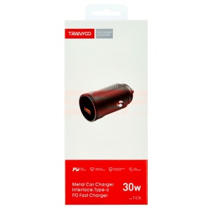 Incarcator auto Type-C PD 30W TRANYOO T-C26 GOLDEN - Img 1