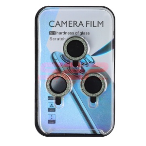 Protectie sticla camera foto Diamonds Metal Apple iPhone 13 Pro Max Green