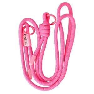 Snur textil dublu telefon mobil Fuchsia