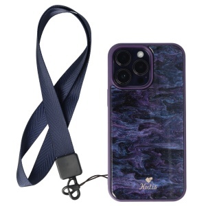 Snur textil Lines pentru telefon mobil Navy