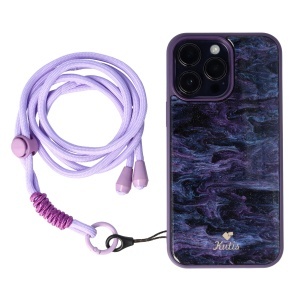 Snur textil pentru telefon mobil Purple - Img 2