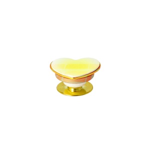 Stand suport adeziv telefon Plating Heart YELLOW - Img 2