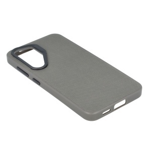 Toc TPU Vegan Leather Samsung Galaxy S24 Grey - Img 3