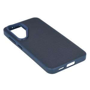 Toc TPU Vegan Leather Samsung Galaxy S24 Ultra Blue - Img 3