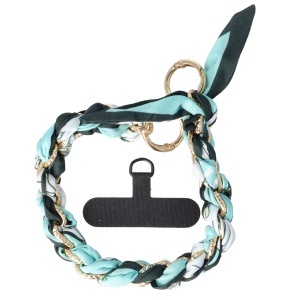 Accesoriu tip bratara cu lantisor pentru husa telefon mobil Design 02