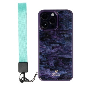 Accesoriu tip bratara textil pentru husa telefon mobil Mint