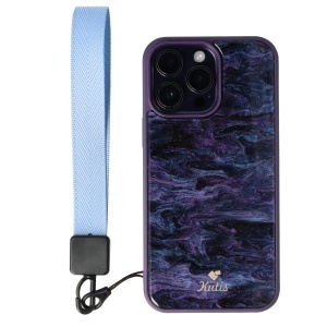 Accesoriu tip bratara textil pentru husa telefon mobil Sky Blue