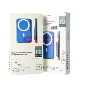 Acumulator universal extern Powerbank Magnetic Wireless Yiikoo 10000mAh 15W WHITE - Img 2