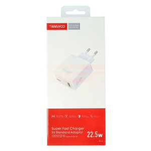 Adaptor priza USB Fast Charge TRANYOO 22.5W T-EU4 - Img 1