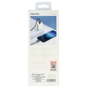 Cablu date Digital Display USB - Type-C 100W Fast Charge TRANYOO AC-6 - Img 2
