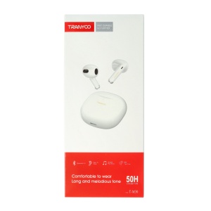 Casti audio stereo Wireless TRANYOO T-M30 WHITE - Img 2