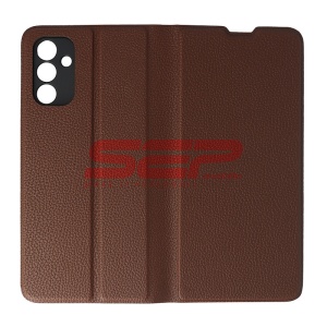 Husa FlipCover Leather Samsung Galaxy A13 5G Brown