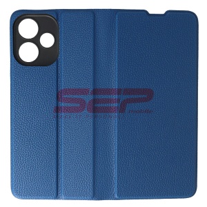 Husa FlipCover Leather Xiaomi Redmi 12 5G Dark Blue - Img 1