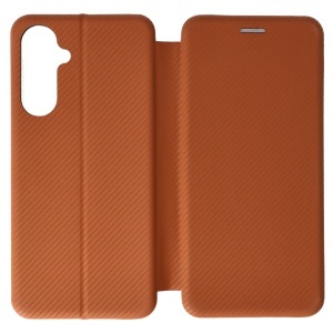 Husa FlipCover Round Carbon Samsung Galaxy A16 5G Brown