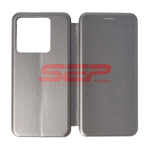 Husa FlipCover Round Xiaomi Redmi Note 13 Pro 5G Fossil Grey