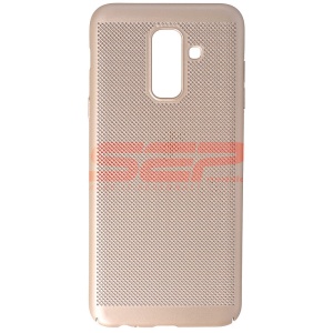 Husa Metallic Mesh Samsung Galaxy A6+ (2018) GOLD