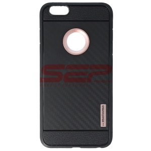 Husa MOTOMO Carbon Fiber Apple iPhone 6 Plus Rose Gold - Img 1