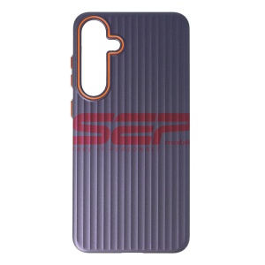 Husa PC Metallic Lines Samsung Galaxy S24 Plus Purple - Img 1