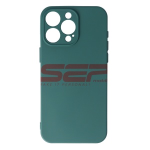 Husa silicon High Copy Apple iPhone 15 Pro Max Midnight Green