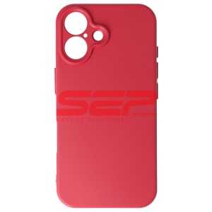 Husa silicon High Copy Apple iPhone 16 Raspberry