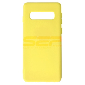Husa silicon High Copy Samsung Galaxy S10 Yellow - Img 1