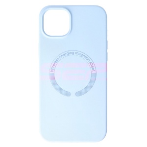Husa silicon Mag Cover Apple iPhone 15 Plus Baby Blue
