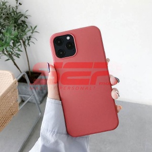 Husa silicon Square Liquid Apple iPhone 12 mini Red - Img 3