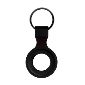 Husa silicon tip breloc pentru AirTag BLACK