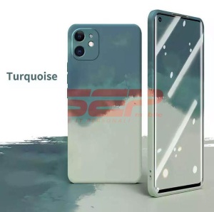 Husa silicon Watercolor Samsung Galaxy A01 Core Turquoise - Img 2