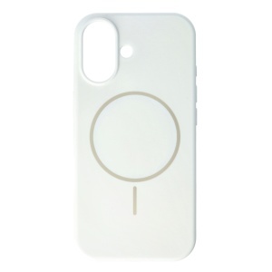 Husa Soft Silicone Magsafe Apple iPhone 17 White