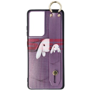 Husa TPU Crossbody Design Samsung Galaxy S21 Ultra Rabbit - Img 1