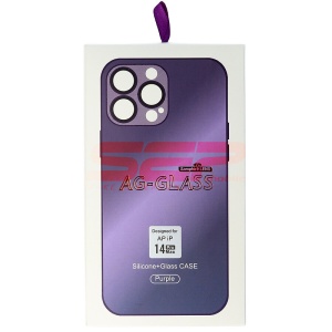 Husa TPU Frosted Glass Apple iPhone 11 Deep Purple - Img 2