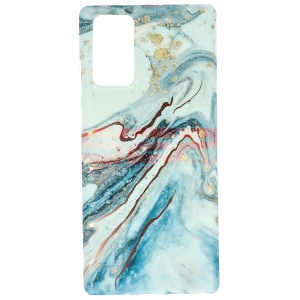 Husa TPU IMD Matte Gold Samsung Galaxy Note 20 5G Design 04
