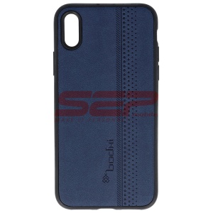 Husa TPU Leather bodhi. Apple iPhone X Dark Blue - Img 4