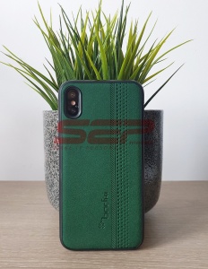 Husa TPU Leather bodhi. Apple iPhone XS Dark Green - Img 2