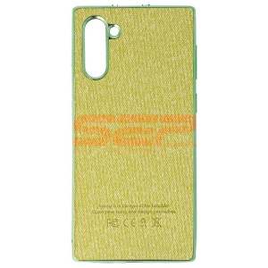 Husa TPU Leather Denim Samsung Galaxy Note 10 Plus Green - Img 1