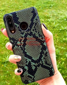 Husa TPU Leather Snake Samsung Galaxy Note 10 Lite Green - Img 2