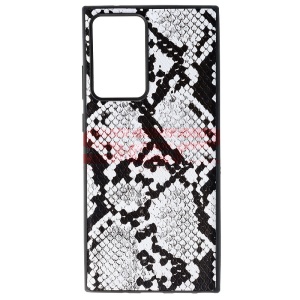 Husa TPU Leather Snake Samsung Galaxy Note 20 Ultra 5G Silver