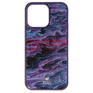 Husa TPU Natural Marble Apple iPhone 14 Pro Max Purple - Img 1