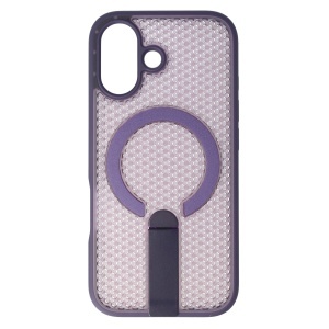Husa TPU+PC 3D Grid Apple iPhone 17 Purple - Img 3