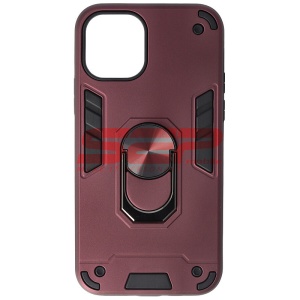 Husa TPU+PC Armor Ring Case Apple iPhone 11 Pro Wine - Img 1