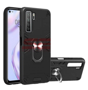 Husa TPU+PC Armor Ring Case Samsung Galaxy Note 10 Lite Black - Img 2