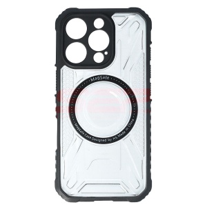 Husa TPU+PC Geometric Apple iPhone 16 Pro Black - Img 2