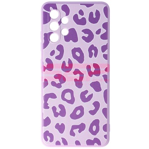 Husa TPU Purple Design Samsung Galaxy A32 Animal Print