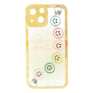 Husa TPU Smiley Chain Apple iPhone 13 mini Yellow