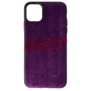 Husa TPU Velvet Apple iPhone 11 Pro Max Purple - Img 1