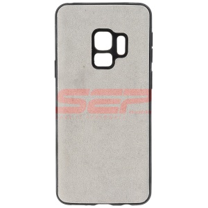 Husa TPU Velvet Samsung Galaxy S9 Silver - Img 1