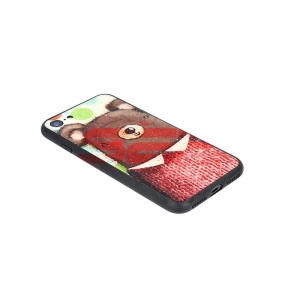 Husa UV Copy Glass Samsung Galaxy S8 Plus Bear - Img 2