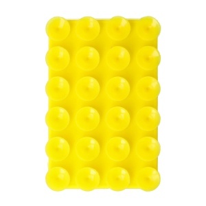 Pad silicon pentru telefon mobil Rectangle Yellow