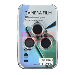 Protectie sticla Metal camera foto Apple iPhone 16 Pro Max Silver